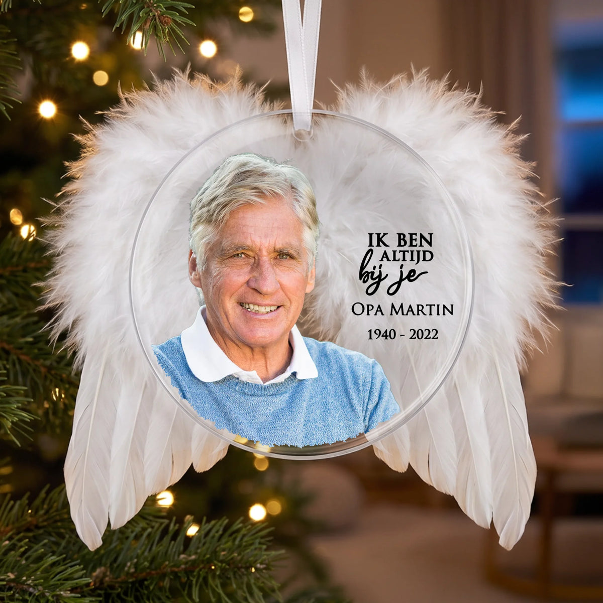 store angel wings ornament 1x