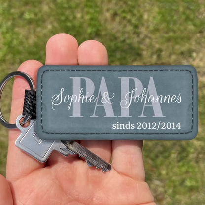 Lieverds  - Gepersonaliseerde sleutelhanger van kunstleer