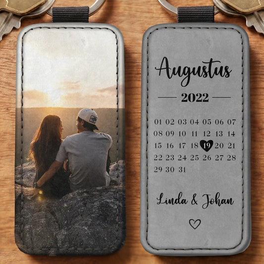 store Key chain (leather) double-sided print Printeers_overlay