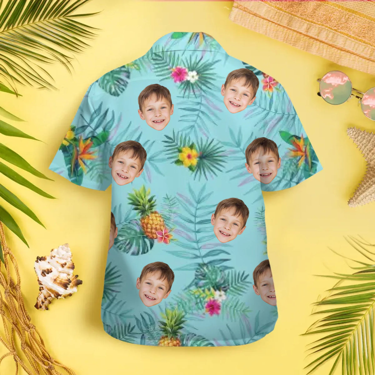 Vakantie - Gepersonaliseerd Hawaïshirt