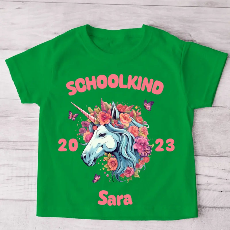 Eenhoorn - Gepersonaliseerd kinder T-shirt